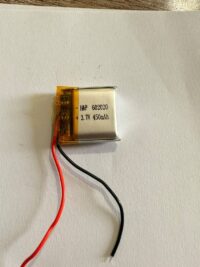 باتری لیتیوم پلیمر H&P-602020 ظرفیت 450mAh | باتری 3.7 ولت گجت‌های هوشمند